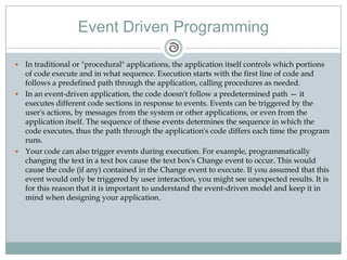 Presentation on visual basic 6 (vb6) | PPTX