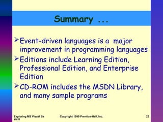 Visual Basic Programming Language to Grade 11 learners | PPT