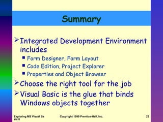 Visual Basic Programming Language to Grade 11 learners | PPT