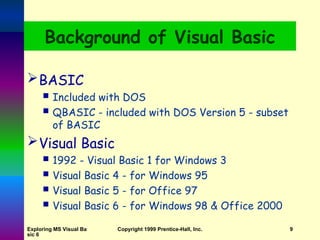 Visual Basic Programming Language to Grade 11 learners | PPT