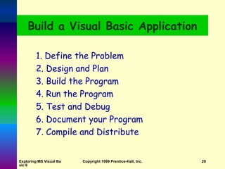 Step-by-Step Guide to Building Your First Visual Basic 6.0 Project | PPT