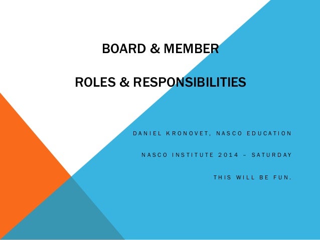 board roles and responsibilities board roles and responsibilities board roles and responsibilities board roles and responsibilities