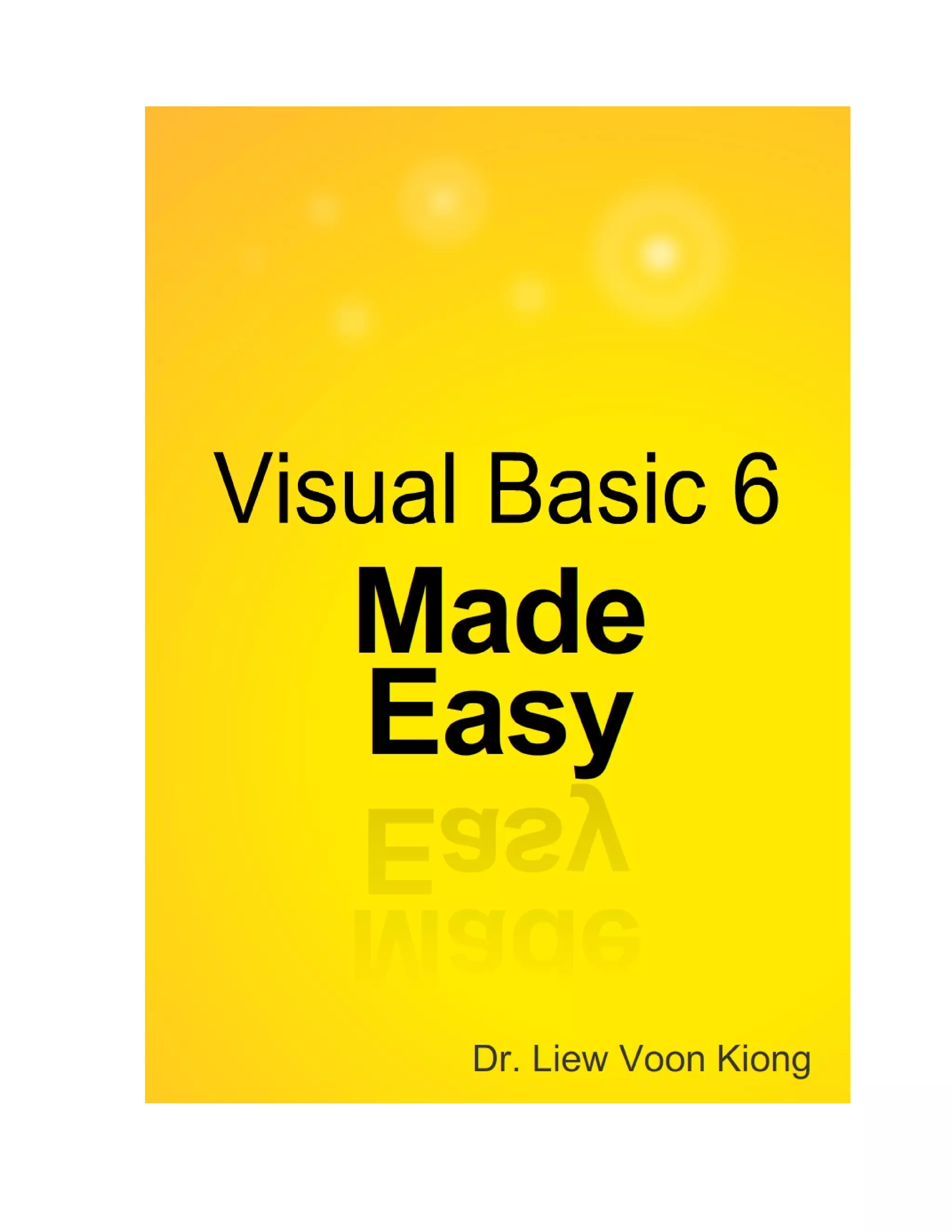Visual basic 6 0 pdf