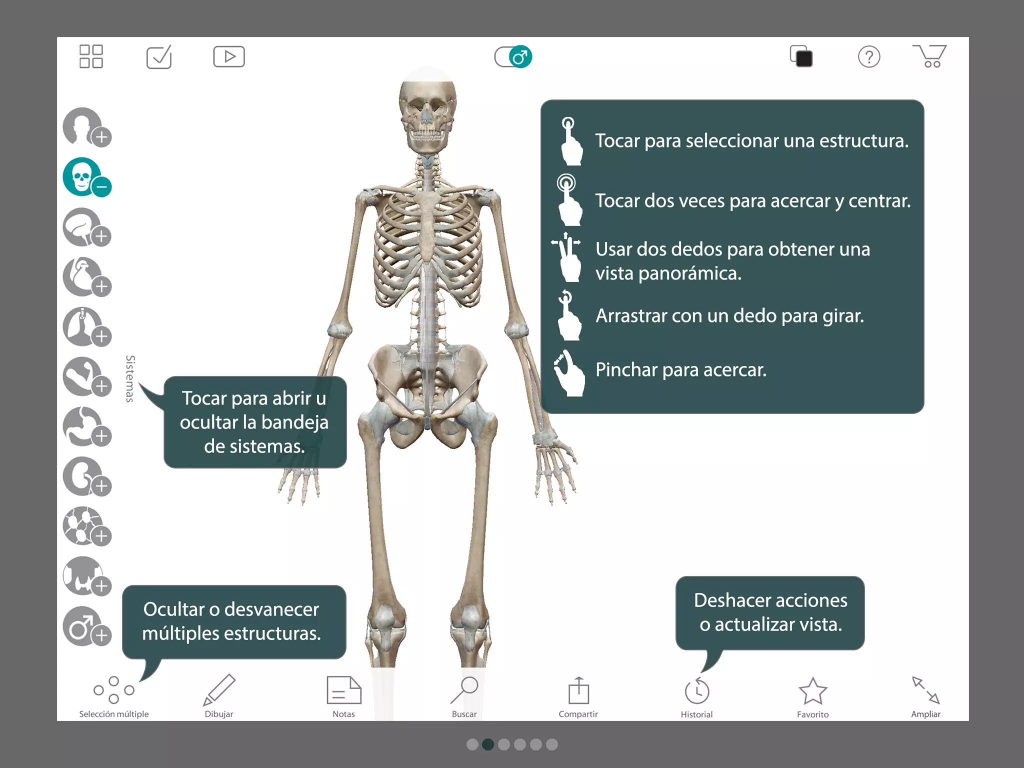 Atlas de anatomía humana para iPad