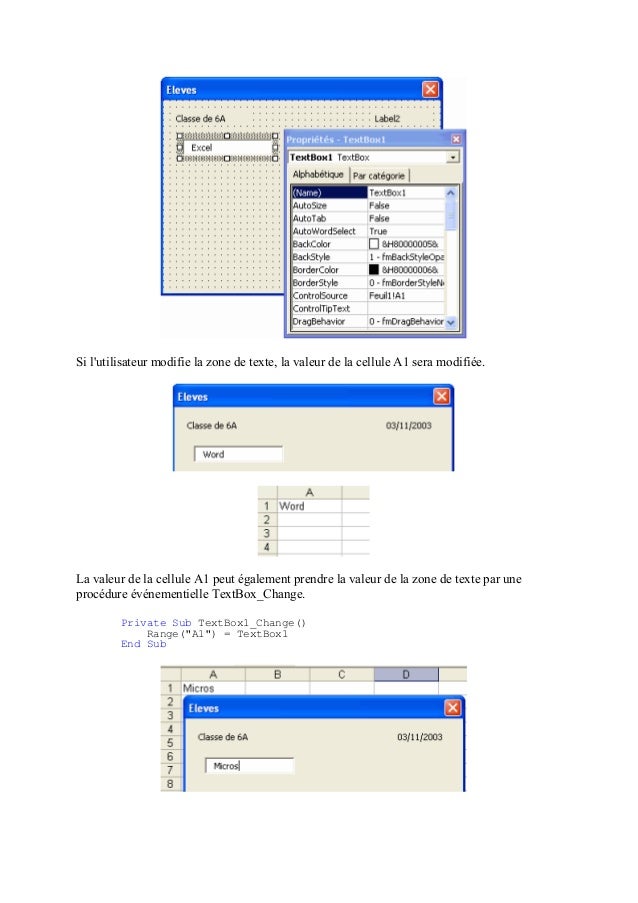 Vba Ecrire Dans Une Zone De Texte Exemple de Texte Vba Ecrire Dans Une Zone De Texte Exemple de Texte