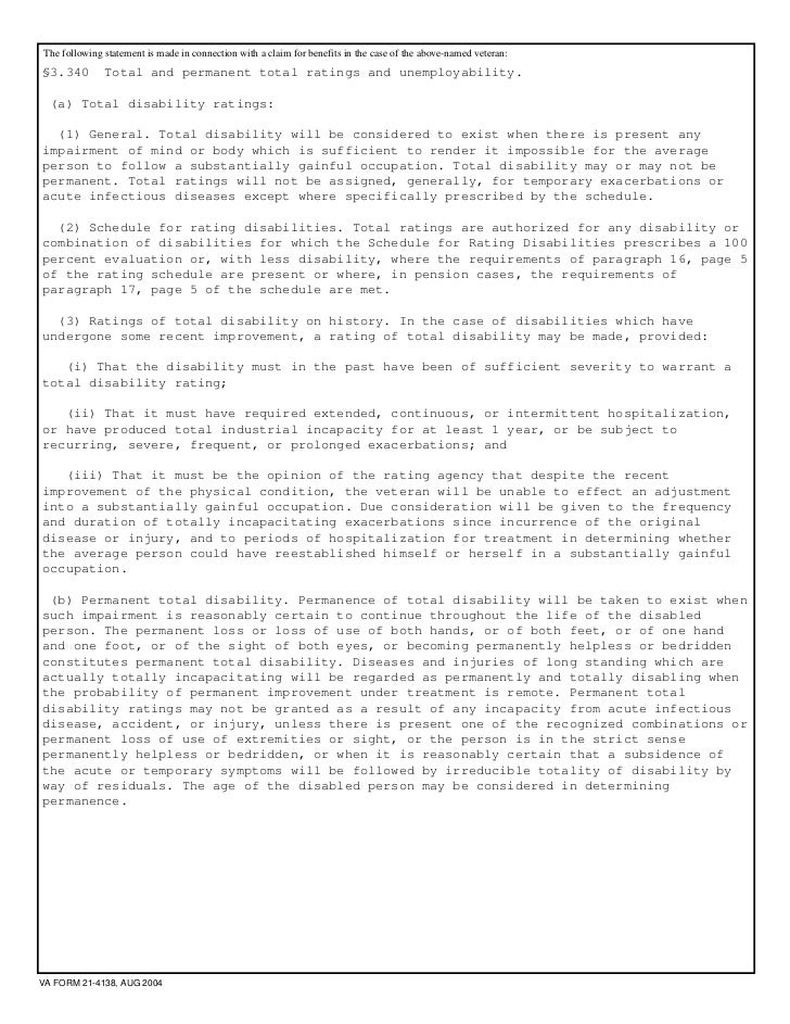 vba 21 4138 are 02 25 2010 oakland dro va form statement in support of claim