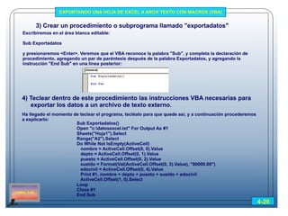 Ejercicio para aprender Macros en Excel (VBA)