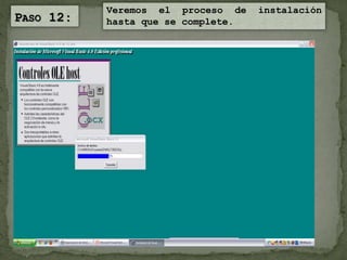 tutorial de instalación de visual basic. | PPTX