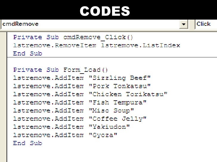 vb-codes