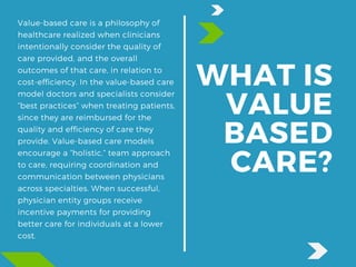 Value Based Care vs Fee For Service | PDF