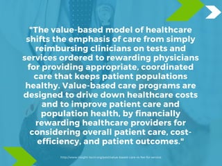 Value Based Care vs Fee For Service | PDF