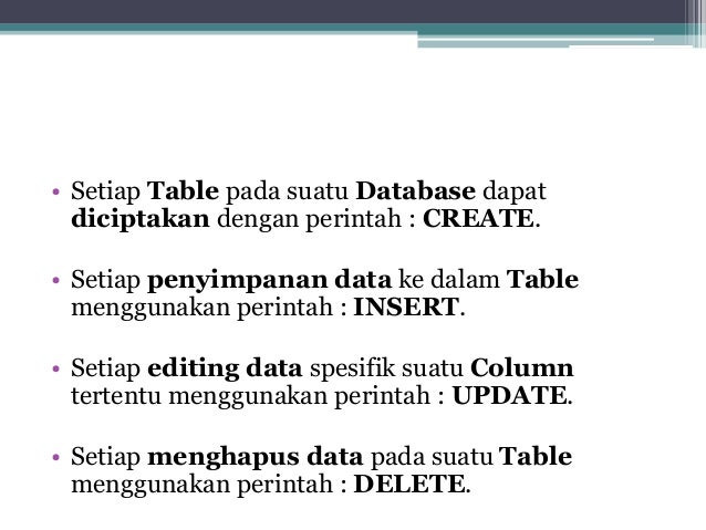Database Operation di VB.NET