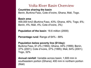 CPWF Volta Basin Project ‘integrated management of rainwater for crop-livestock agro-ecosystems’ (V2)