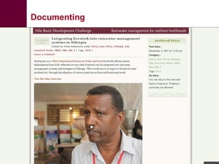 Effective communication of research for development: Experiences from NBDC and other horizons