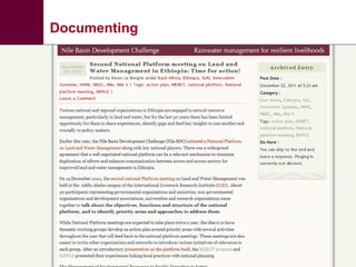 Effective communication of research for development: Experiences from NBDC and other horizons