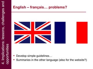 Effective communication of research for development: Experiences from NBDC and other horizons