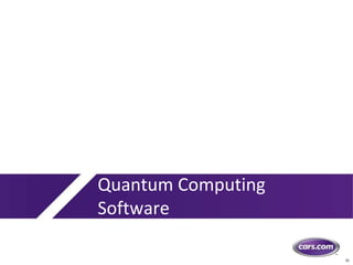 31
Quantum Computing
Software
 