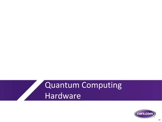 34
Quantum Computing
Hardware
 