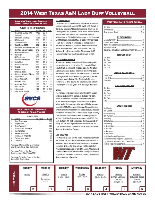 WT Volleyball Game Notes 93