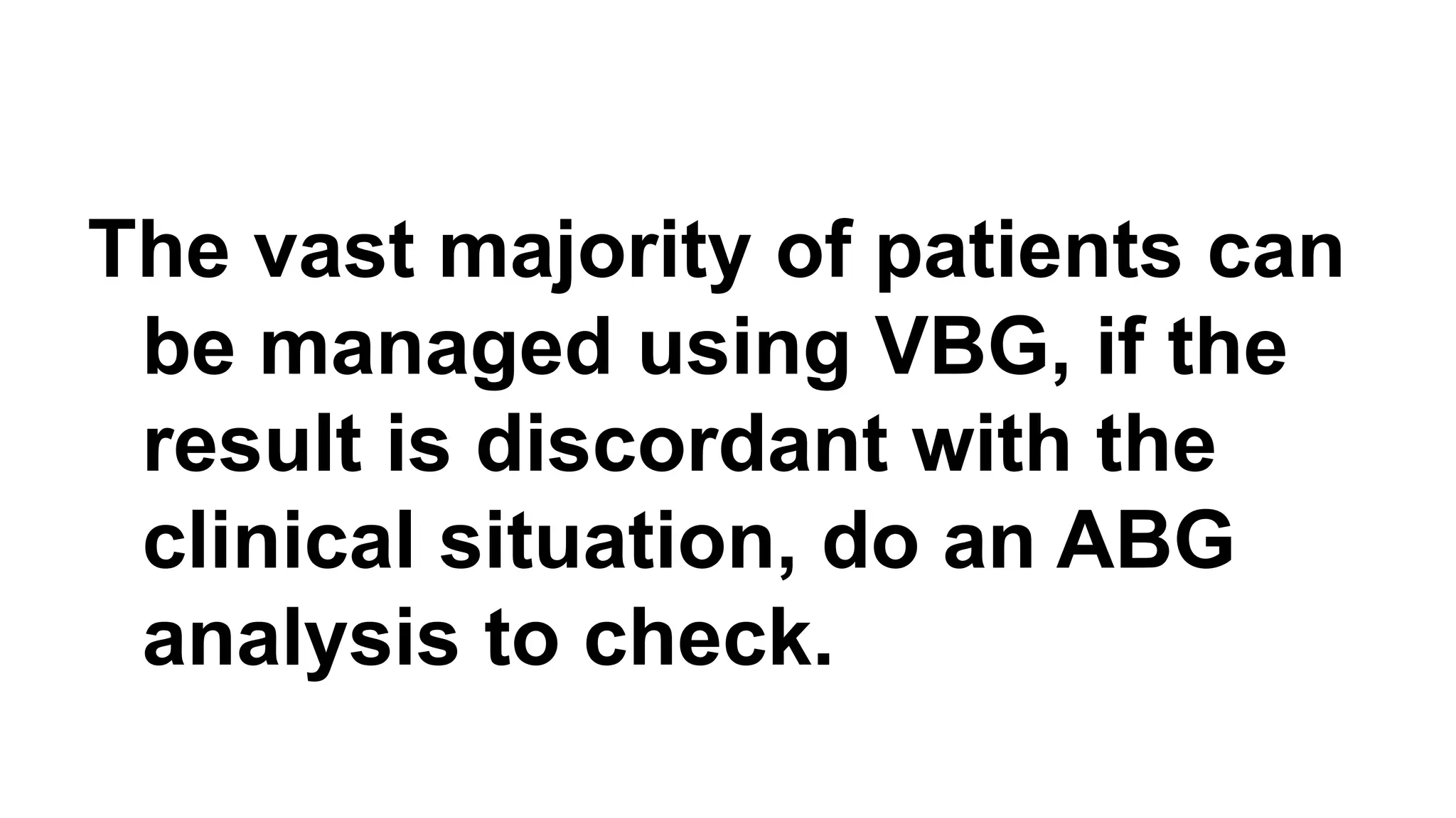 VBG or ABG analysis in Emergency Care? | PPTX