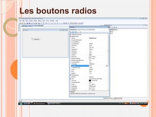 Les boutons radios
 