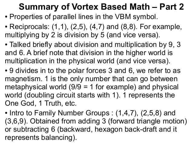 Vortex Based Mathematics Presentation Part3