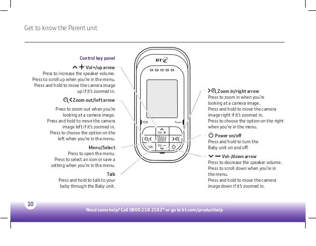 bt baby monitor 630