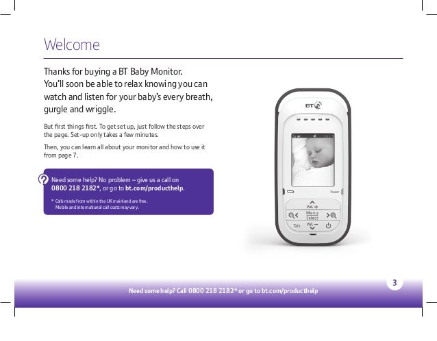 bt baby monitor 630