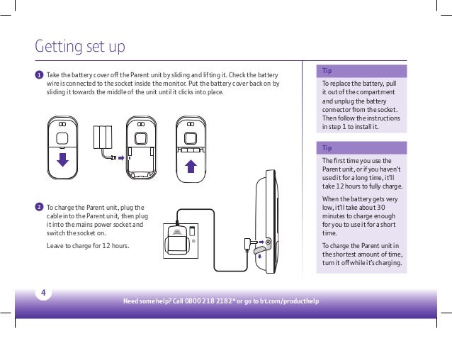 bt baby monitor 630