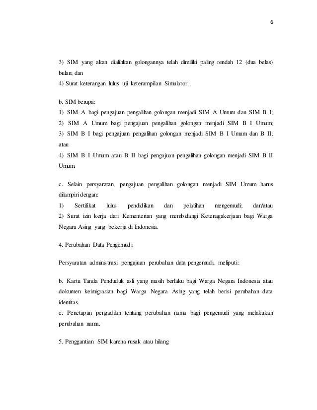 Mekanisme Pembuatan Surat Izin Mengemudi Sim