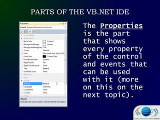 Visual Basic IDE Introduction | PDF