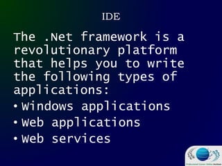 Visual Basic IDE Introduction | PDF