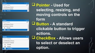 Visual Basic 2022 Toolbox: Common Controls | PPTX