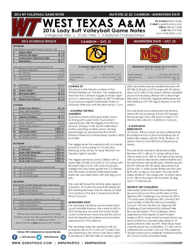 WT Volleyball Game Notes (101916)
