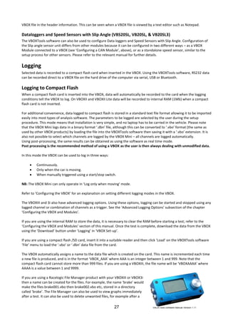 Vbox tools software manual english | PDF