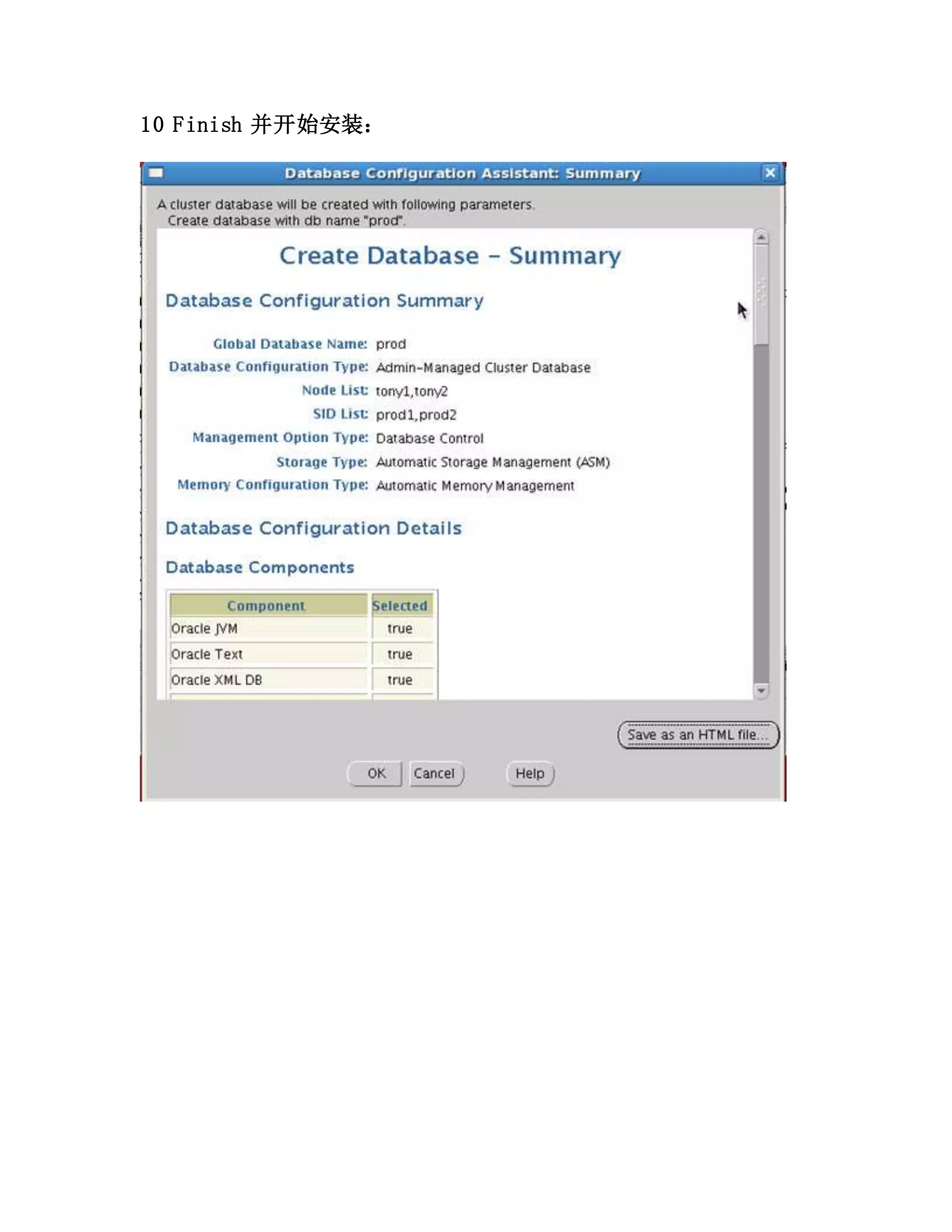 10 Finish 并开始安装：
 