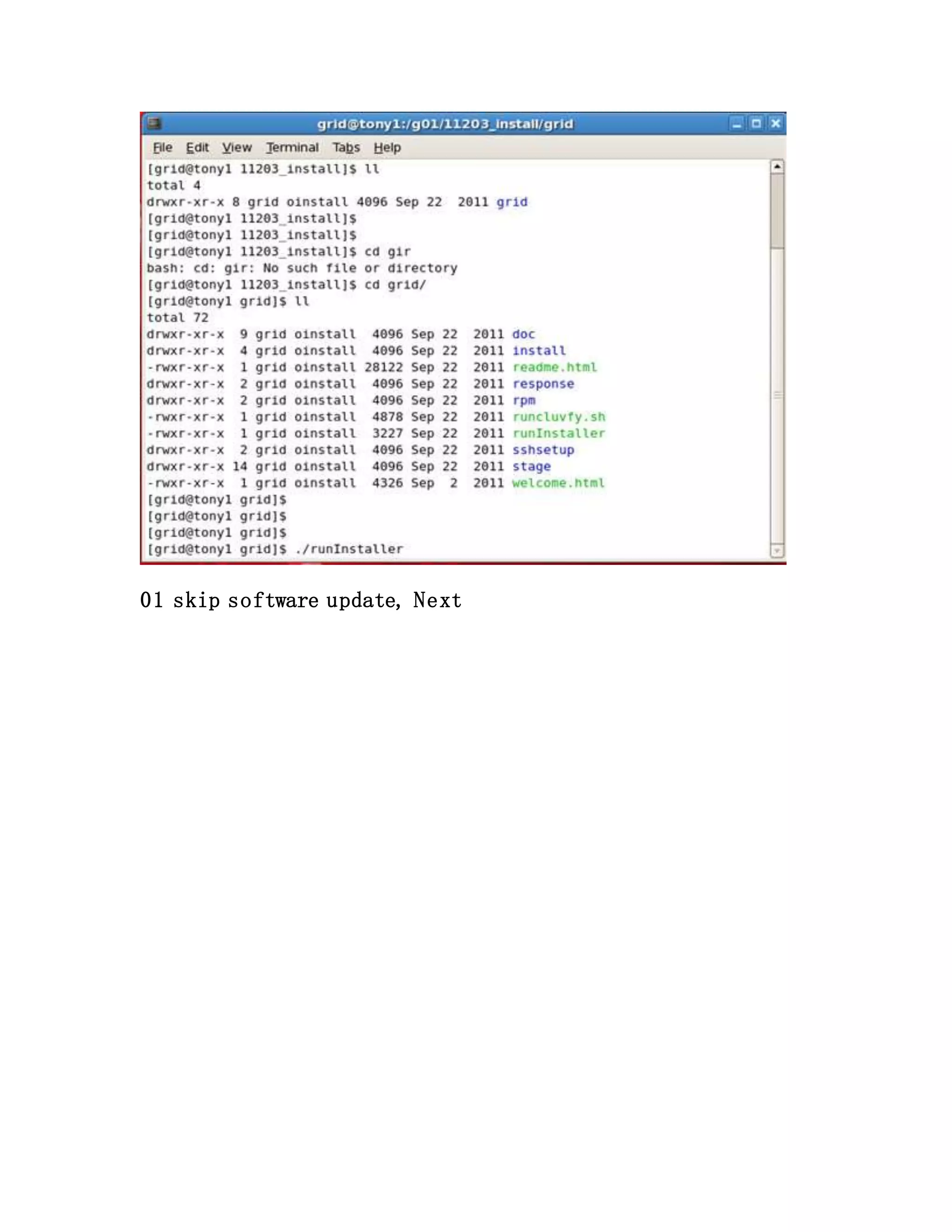 01 skip software update, Next
 