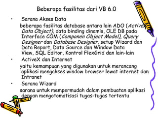 konsep pemrograman Visual Basic | PPTX