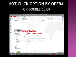 HOT CLICK OPTION BY OPERA ON DOUBLE CLICK 