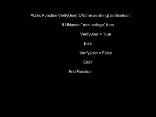visual basic for the beginner | PPT
