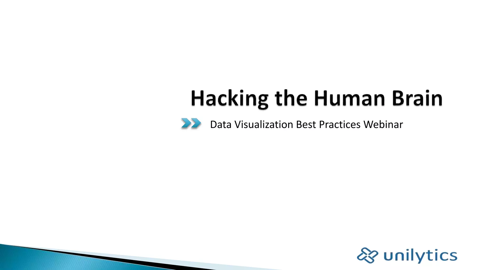 Data Visualization Best Practices Webinar
 
