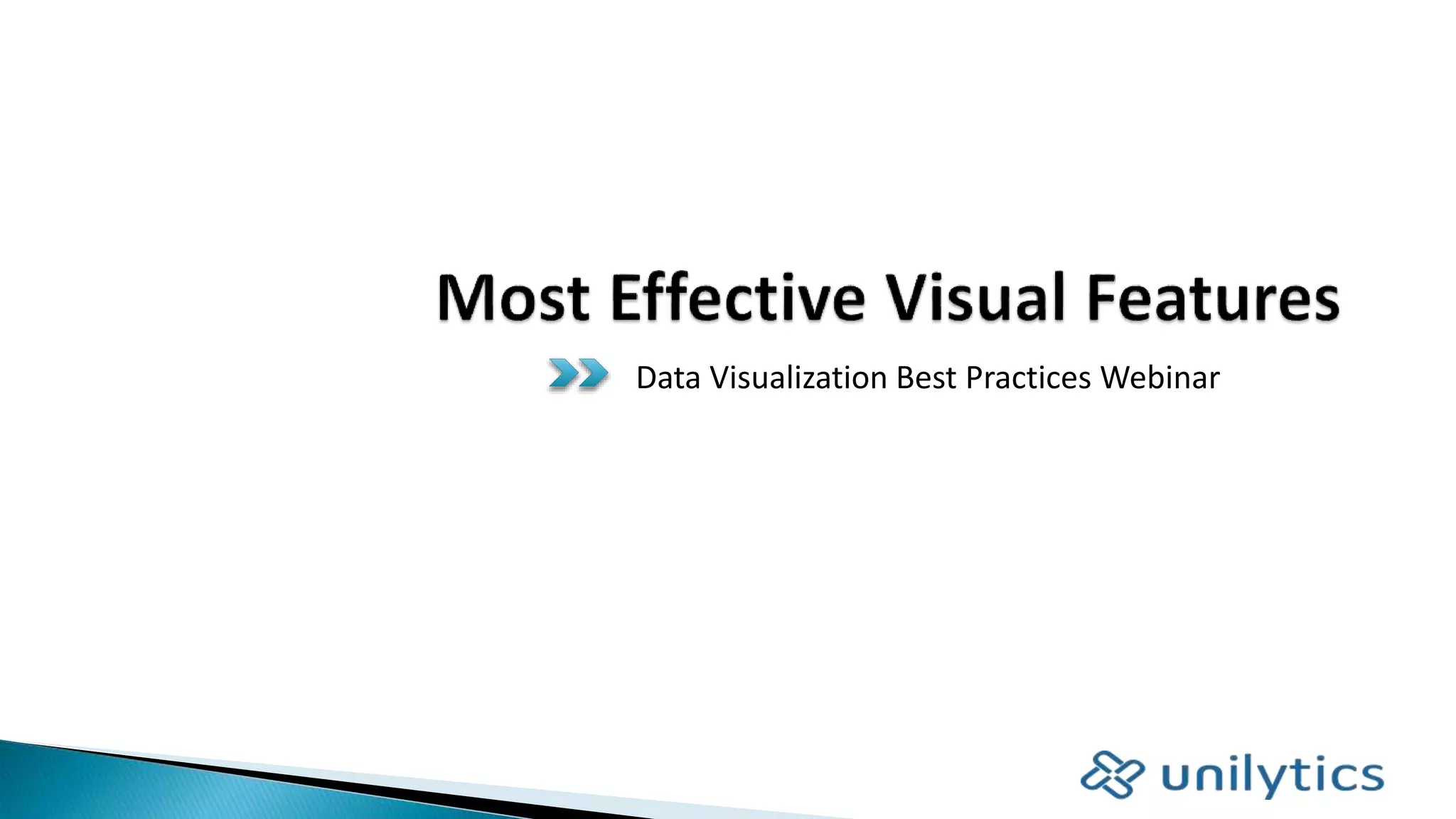 Data Visualization Best Practices Webinar
 