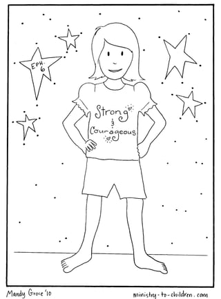 Vbs coloring pages armor of-god-2