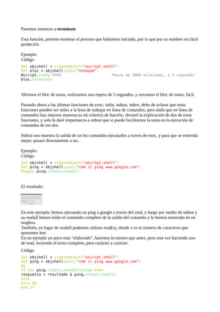 VBScript Tutorial | PDF