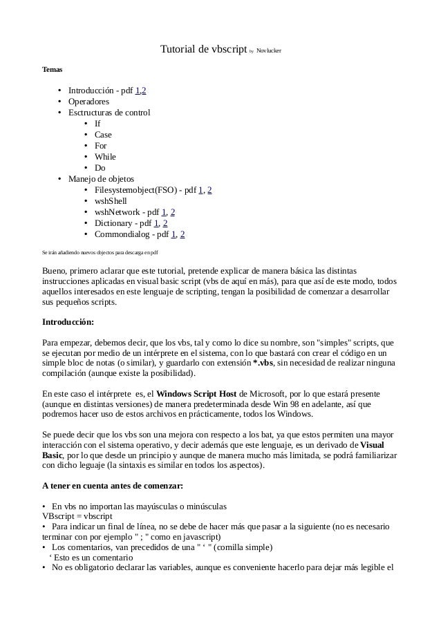What is VBScript Introduction & Examples