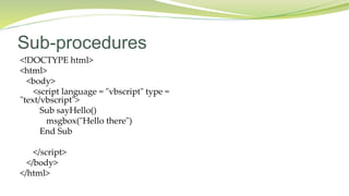 Vb script final pari | PPTX
