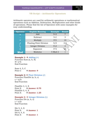 Vb scripting | PDF