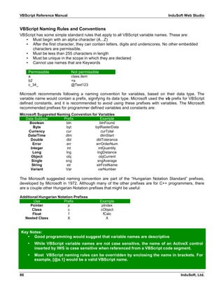 Vb script reference | PDF