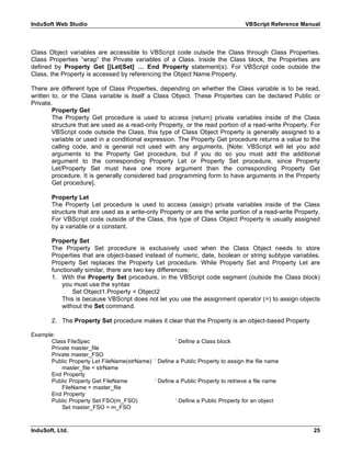 Vb script reference | PDF