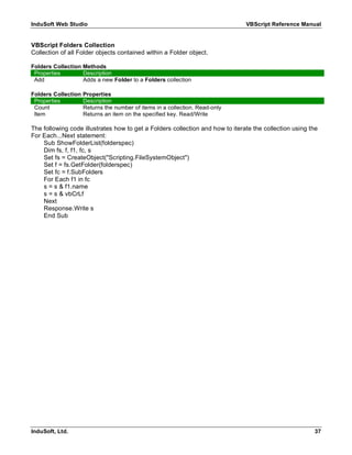 Vb script reference | PDF